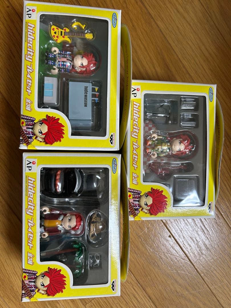 【希少】hidecity プレイセット 全3種フルコンプ hide フィギュア