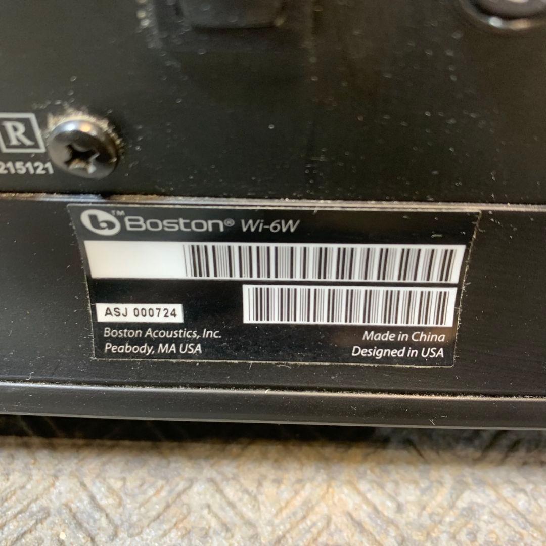 I604\" 現状品 Boston ワイヤレスサブウーファー Wi-6W