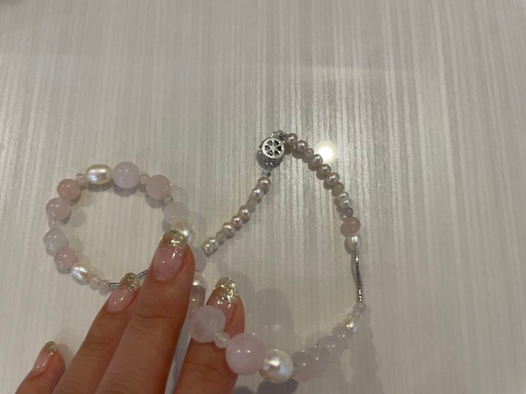 ハンドメイド　上品なネックレス