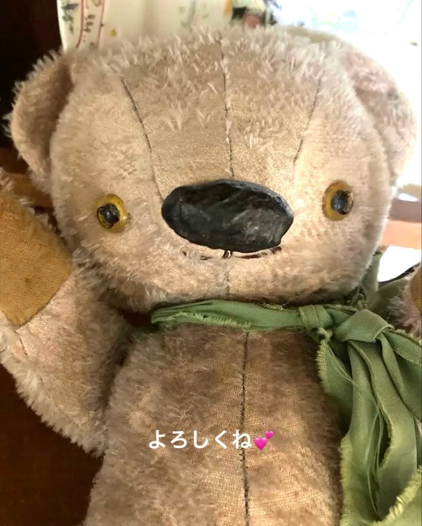 ⭐️ 加藤日砂　テディベア作家　貴重オルゴール内蔵　テディベア　シュコーシュタイフ