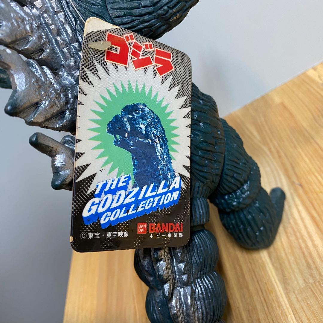 ゴジラ　モスラ対ゴジラ　モスゴジ　硬質ソフビ　BANDAI 1983年　タグ付