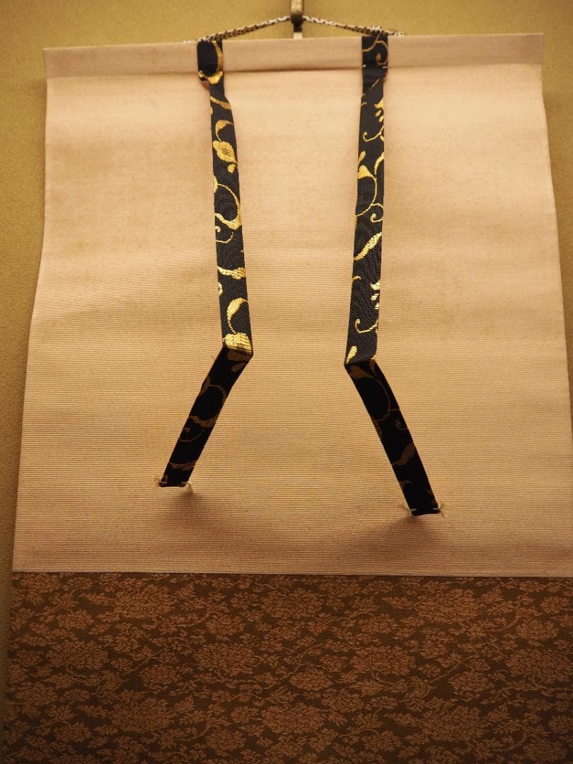 田能村直外自画賛『竹図～清風日々報平安』掛軸（共箱）