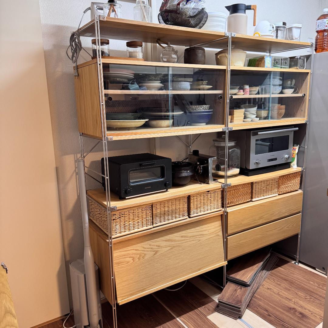 tkt_y　無印良品　ステンレスユニットシェルフ