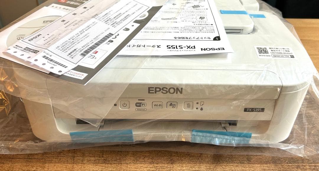 EPSON　A4モノクロインクジェットプリンター PX-S155 保証書あり