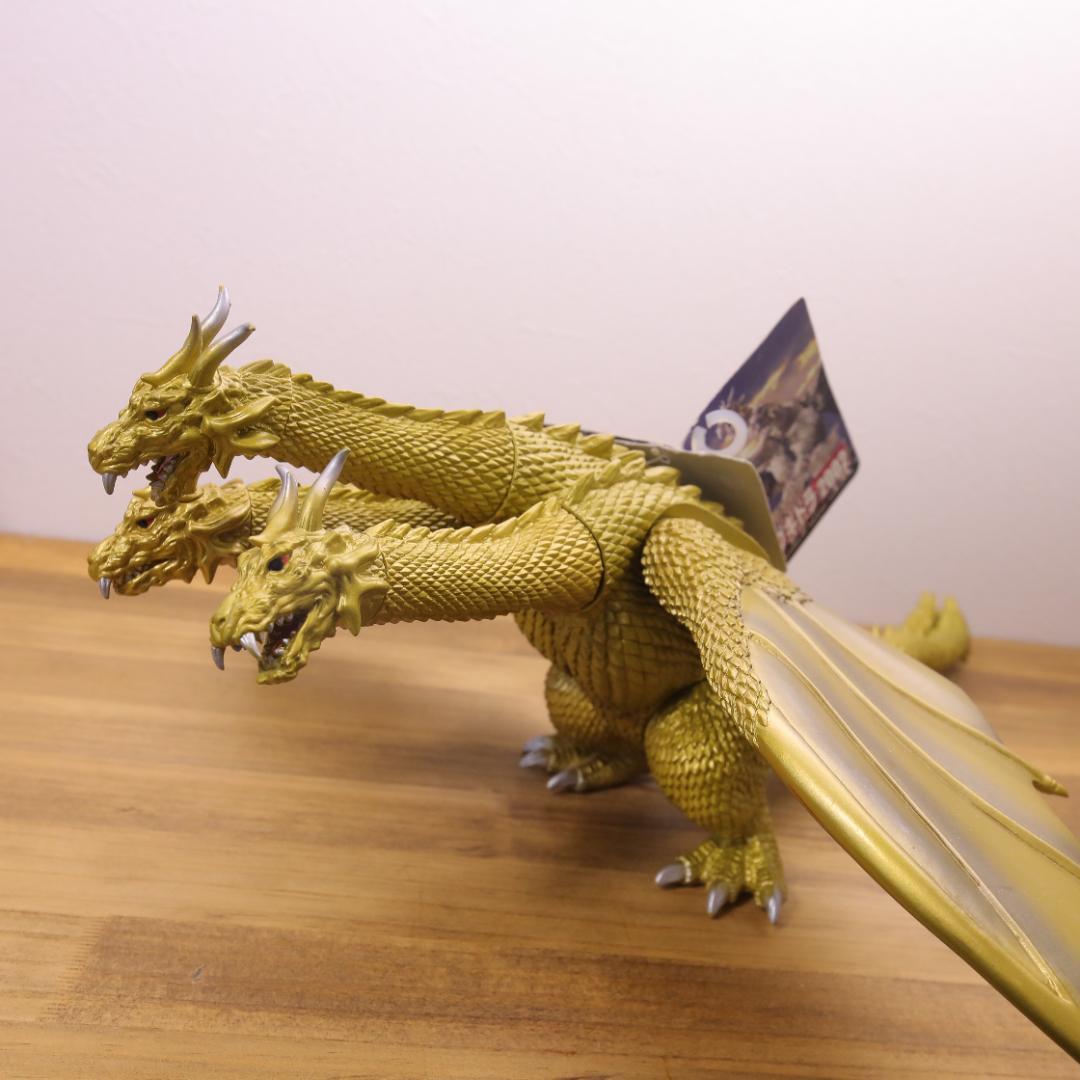 美品 キングギドラ 2002 ムービーモンスターシリーズ ソフビ タグ付