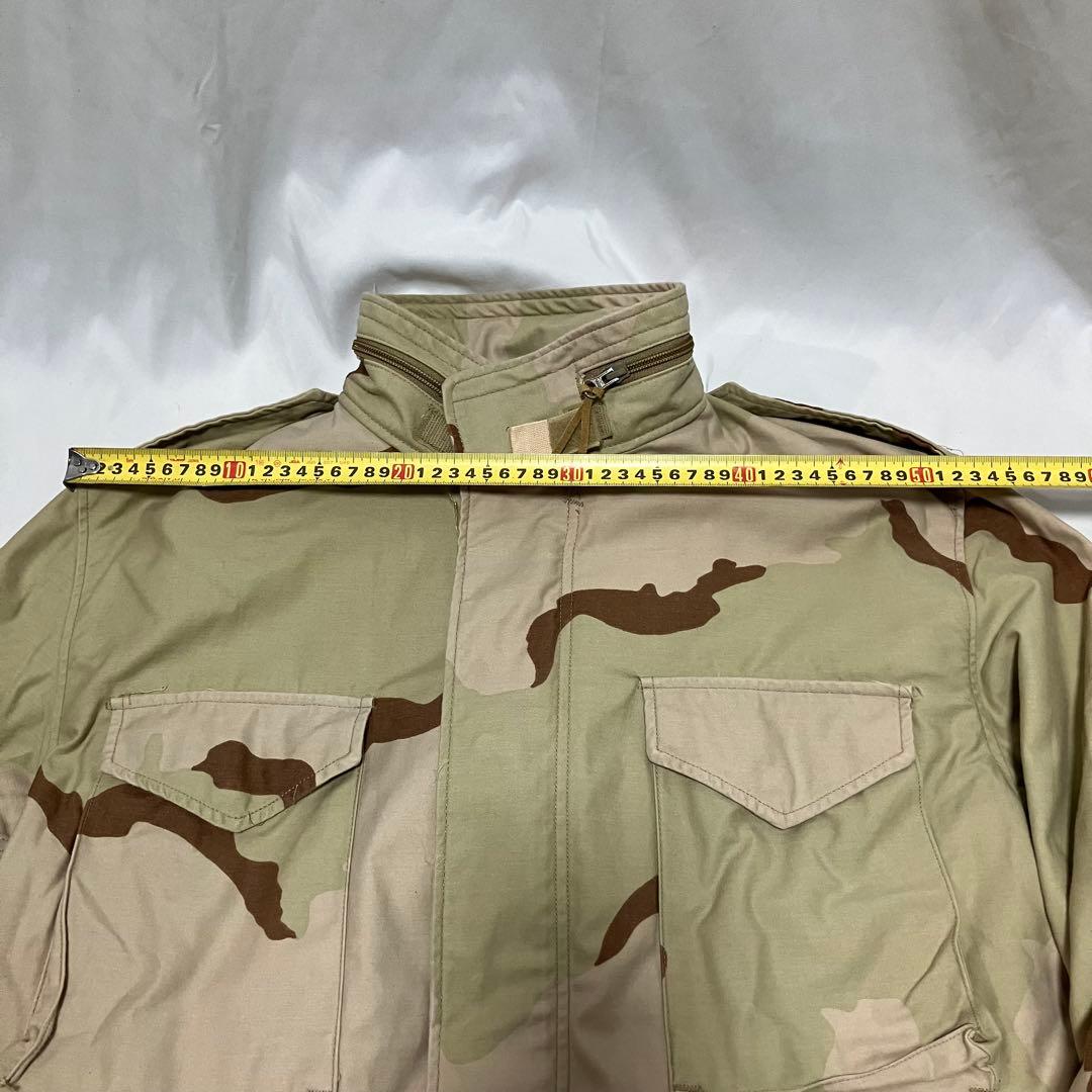 米軍 M-65フィールドジャケット 3カラーデザートカモ　実物　官給品　90's