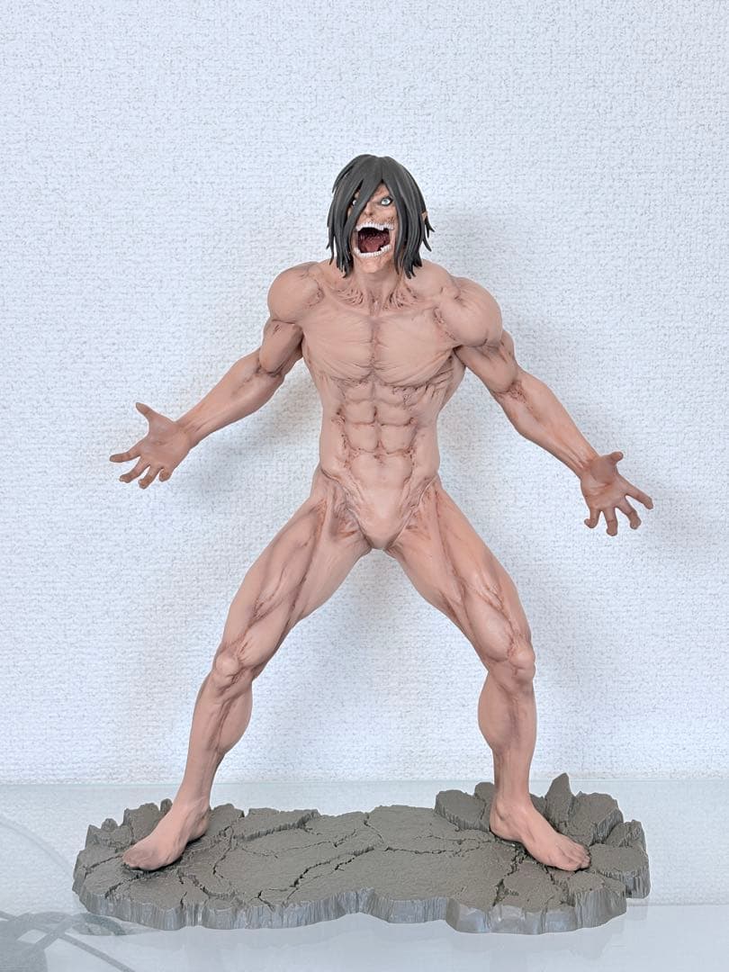 進撃の巨人 一番くじ 壁の外の世界 エレン MEGAIMPACT ラストワン