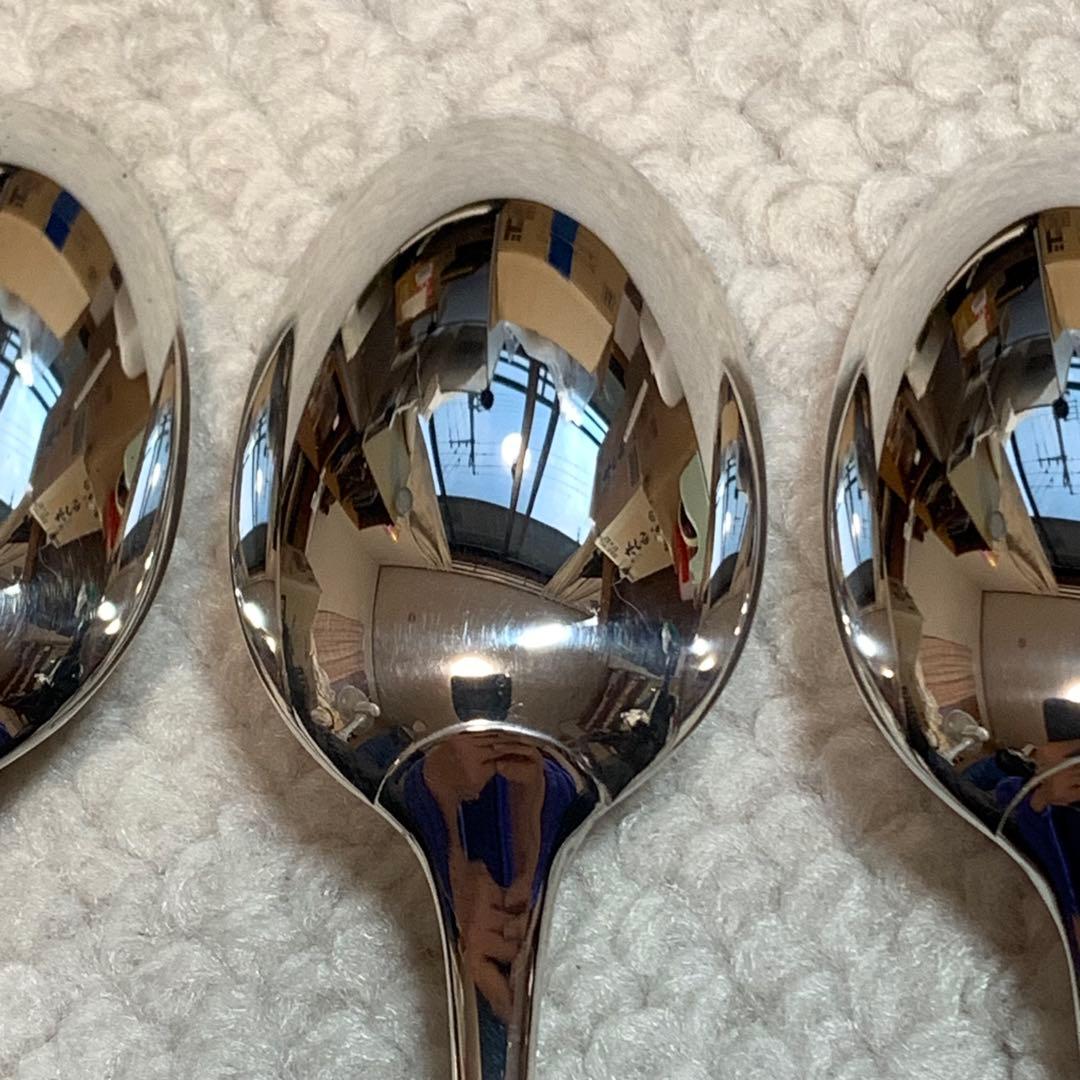 極美品　クリストフル　フィデリオ　洋銀シルバーコーティング　コーヒースプーン3本