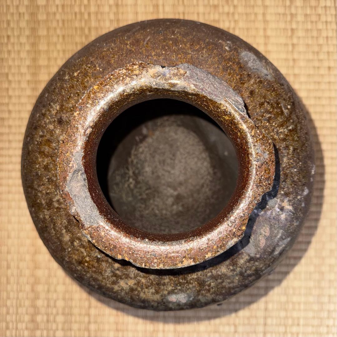 古常滑 自然釉 壺 種壺 桃山時代 古瀬戸 古備前 古信楽 古美術 骨董 古道具