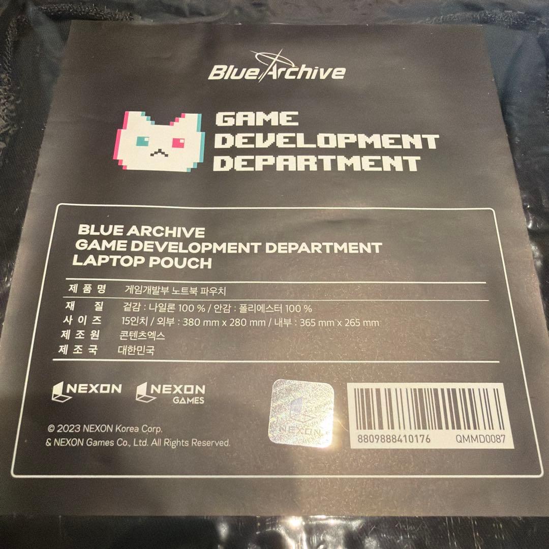 ブルーアーカイブ ブルアカ 韓国公式 ゲーム開発部 ノートパソコン ケース