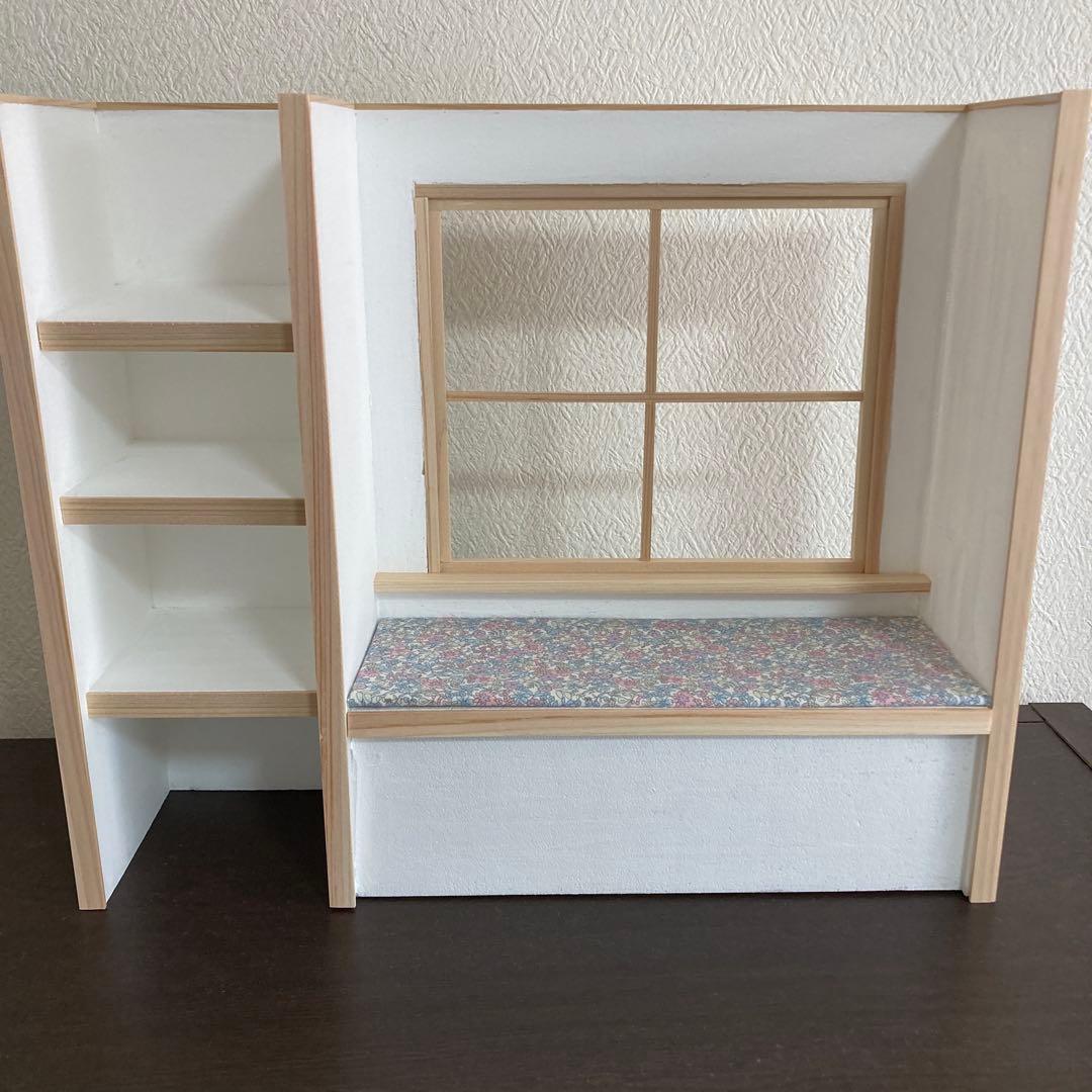 ハンドメイド　背景ボード　窓際ヌック　1/6