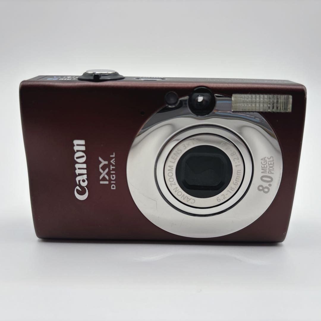 【外観美品】Canon IXY DIGITAL 20 IS ブラウン 付属品完備