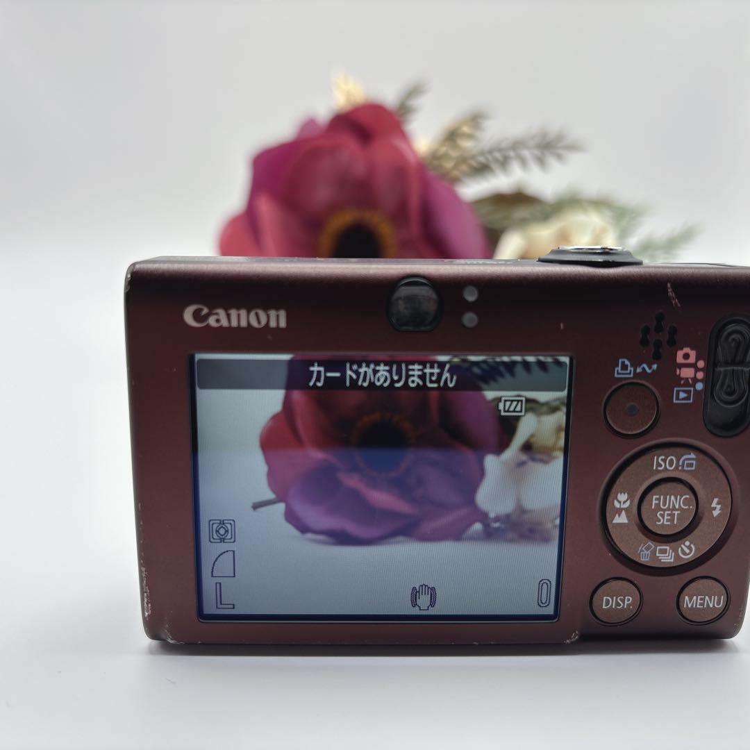 【外観美品】Canon IXY DIGITAL 20 IS ブラウン 付属品完備