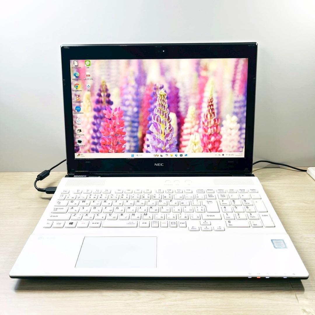 爆速SSD✨Windows11 ノートパソコン オフィス カメラ i5 白