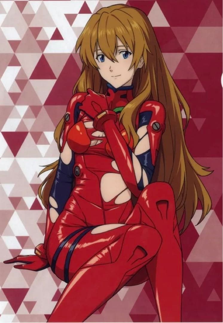 エヴァンゲリオン　アスカ・ラングレー　ビジュアルアート　クリアファイル