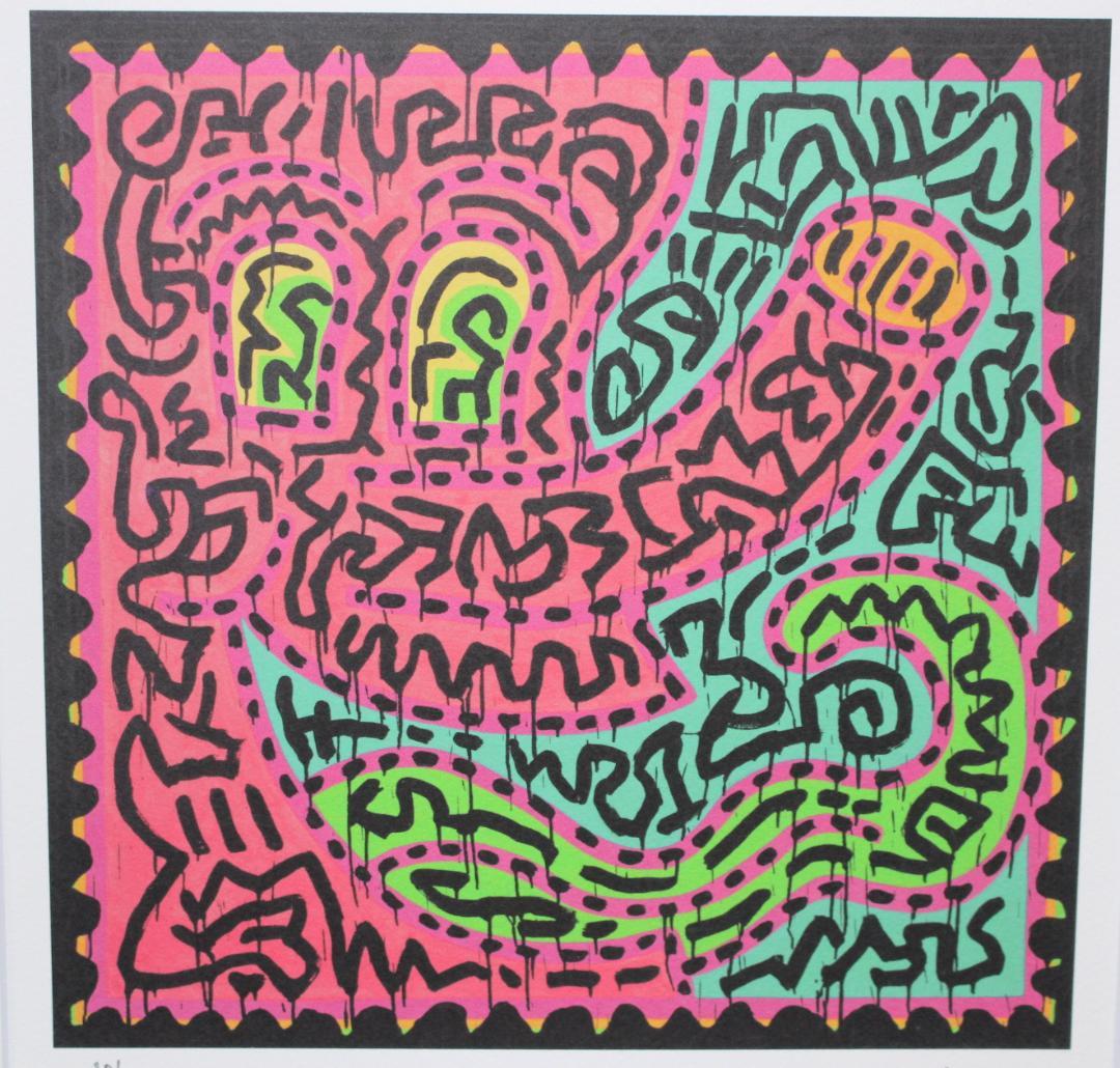 キース・ヘリング Untitled エスタンプリトグラフ 20/250