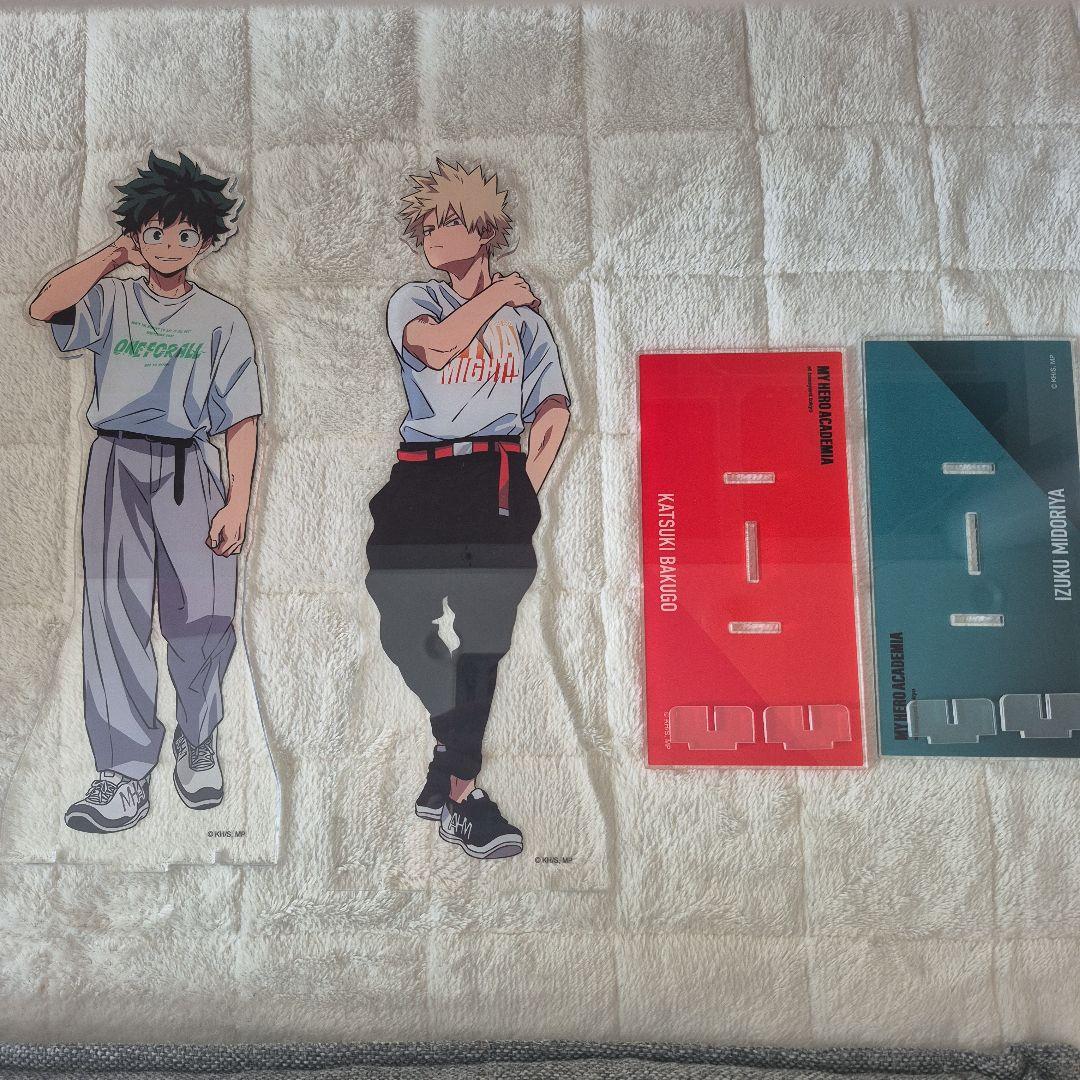 ヒロアカ　ベースヤードトーキョー　メガ　アクスタ　爆豪　緑谷　セット