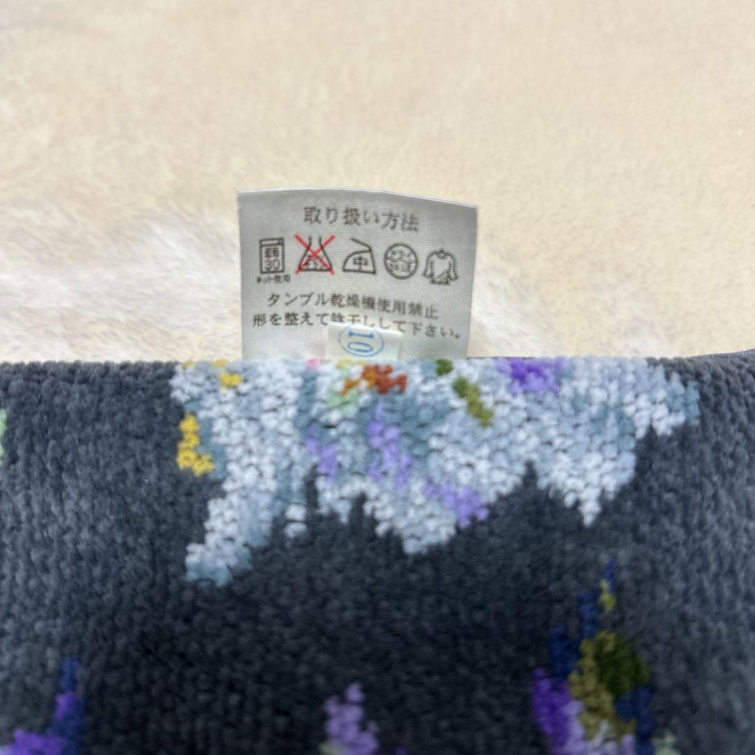 FEILER 花柄エプロン グレー