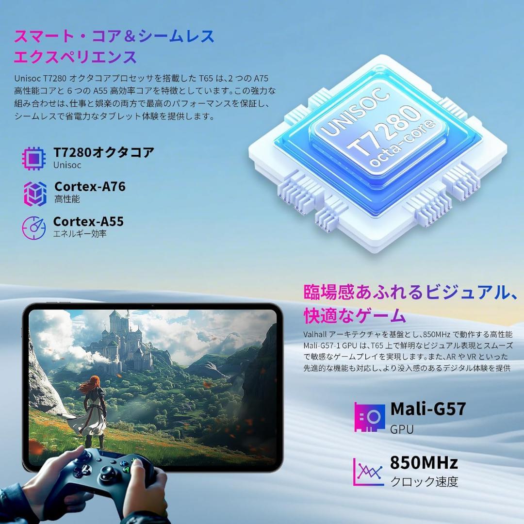 Keiji Wadaさま　Android 15 タブレットT65 13 インチ