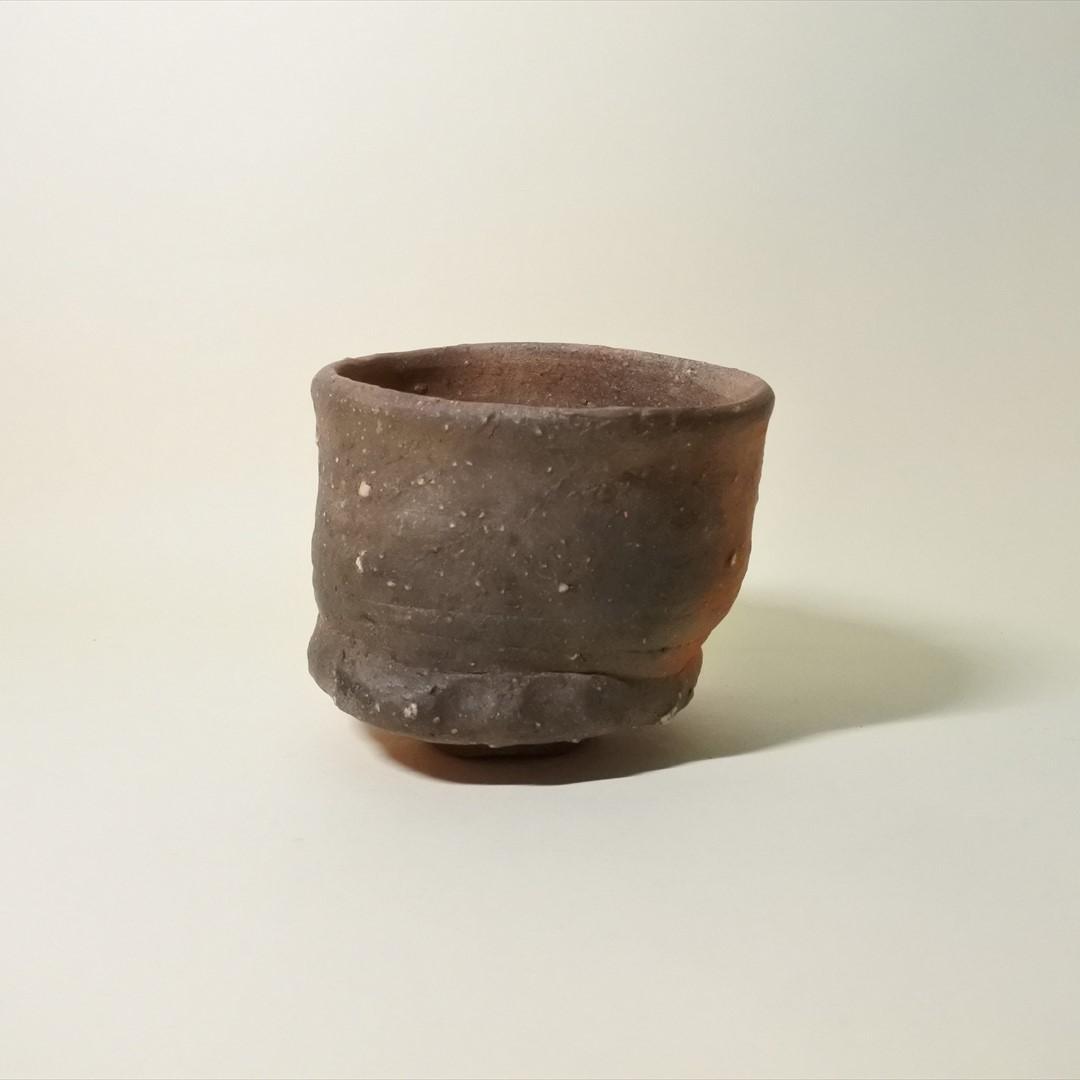 現代作家　杉本泥牛　杉本立夫　信楽　茶碗　d