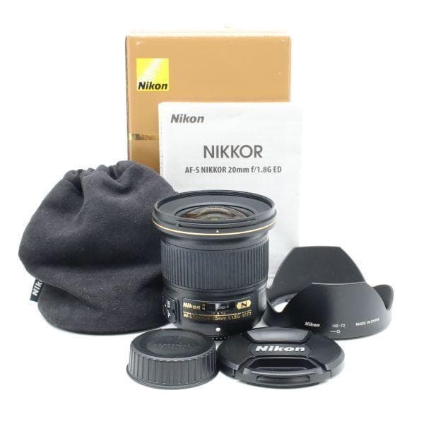 元箱■ほぼ新品■Nikon AF-S NIKKOR 20mm f/1.8G ED