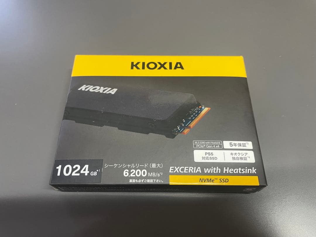 KIOXIAキオクシア 1TB SSD 【約1ヶ月使用】【値下げ不可】