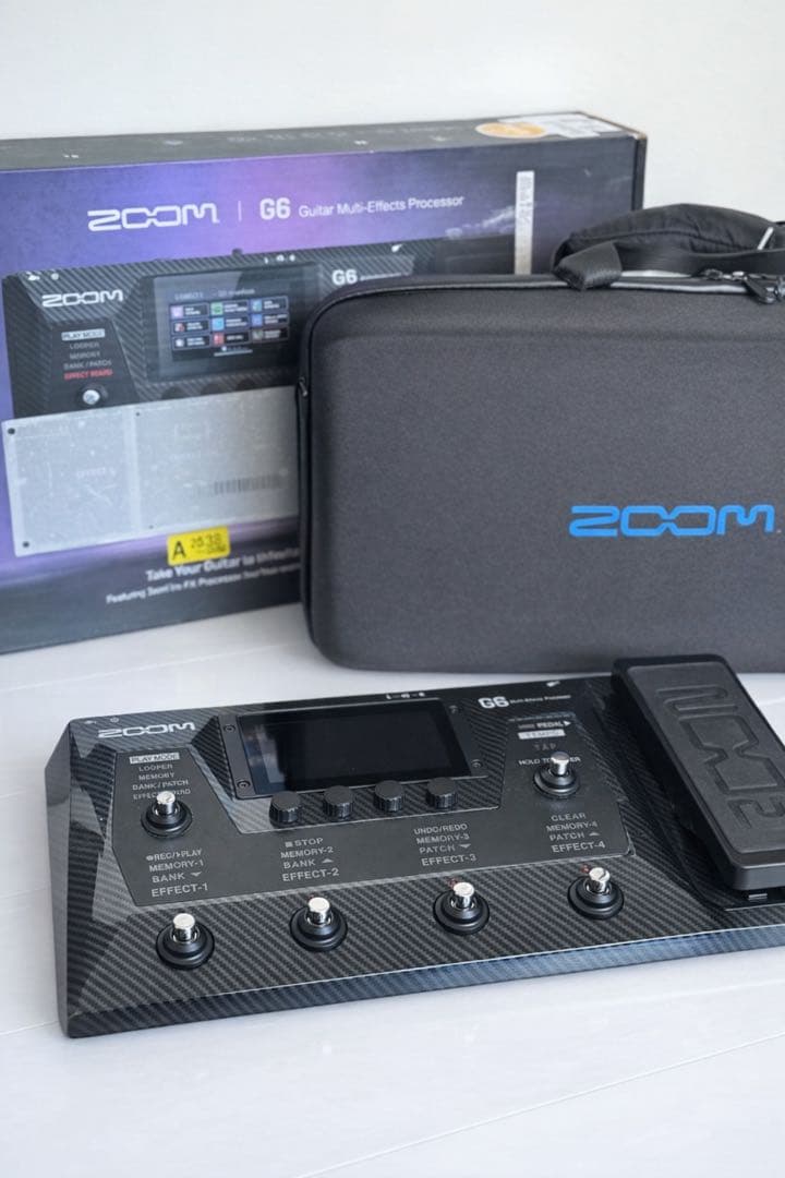 美品 ZOOM G6 ☆完備品☆ 専用セミハードケース付き