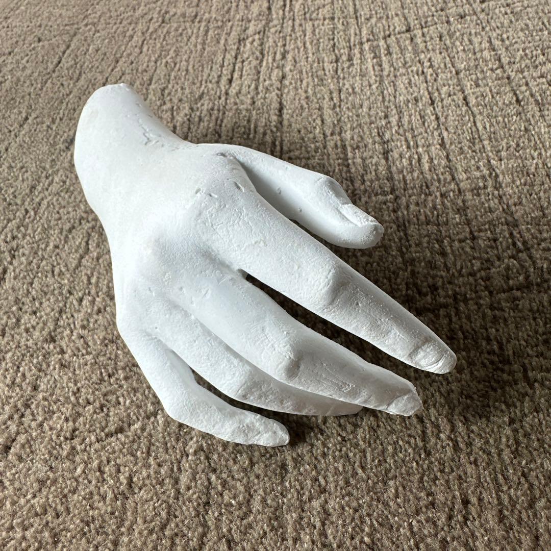 珍品 女性 右手 石膏 デッサン モデル オブジェ￼