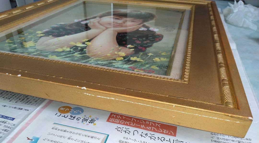 藤岡心象氏の油彩画「若草」F６号