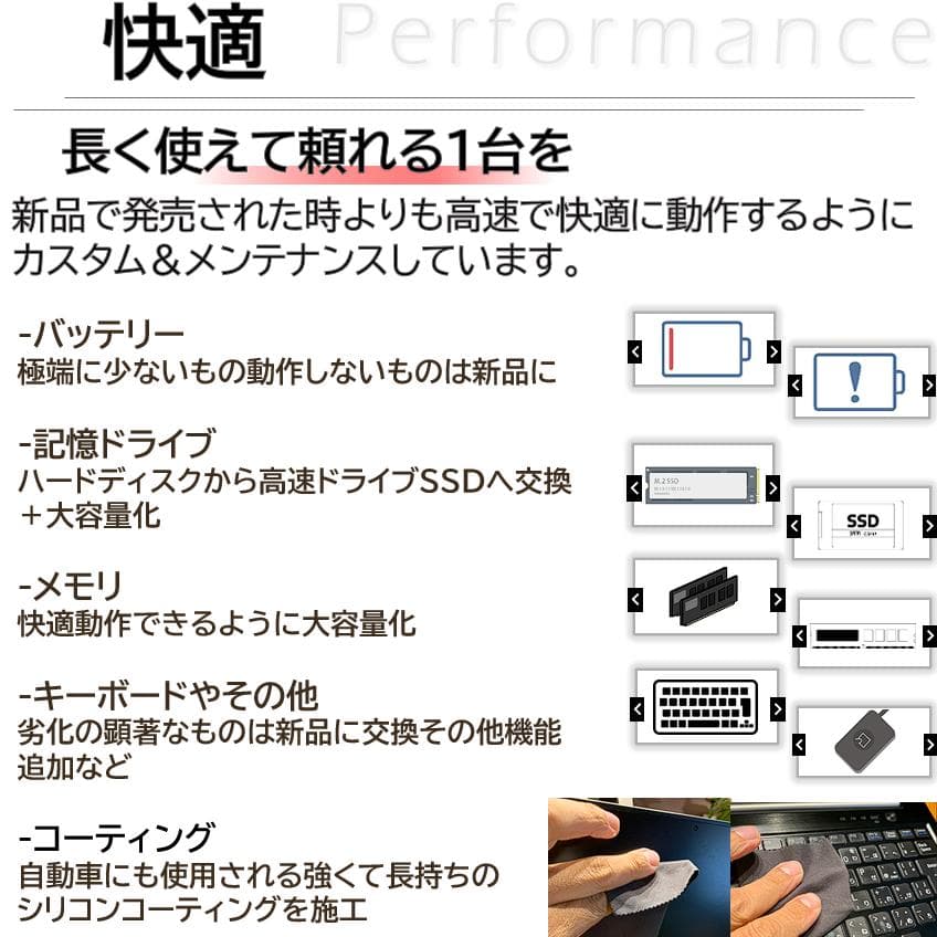 希少高音質で高解像度なオフィス付きすぐ使えるWin11純正リカバリノートパソコン