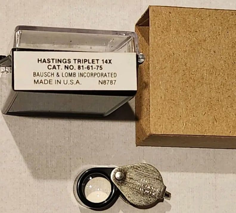 Bausch&Lombボシュロム ヴィンテージ品 アメリカ製14倍 トリプレット