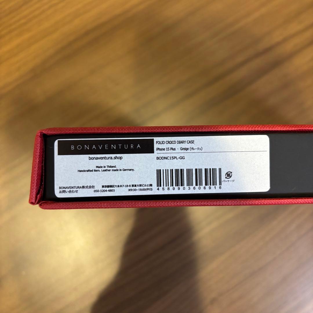 値下げBONAVENTURA ボナベンチュラ　iPhone15 plus ケース