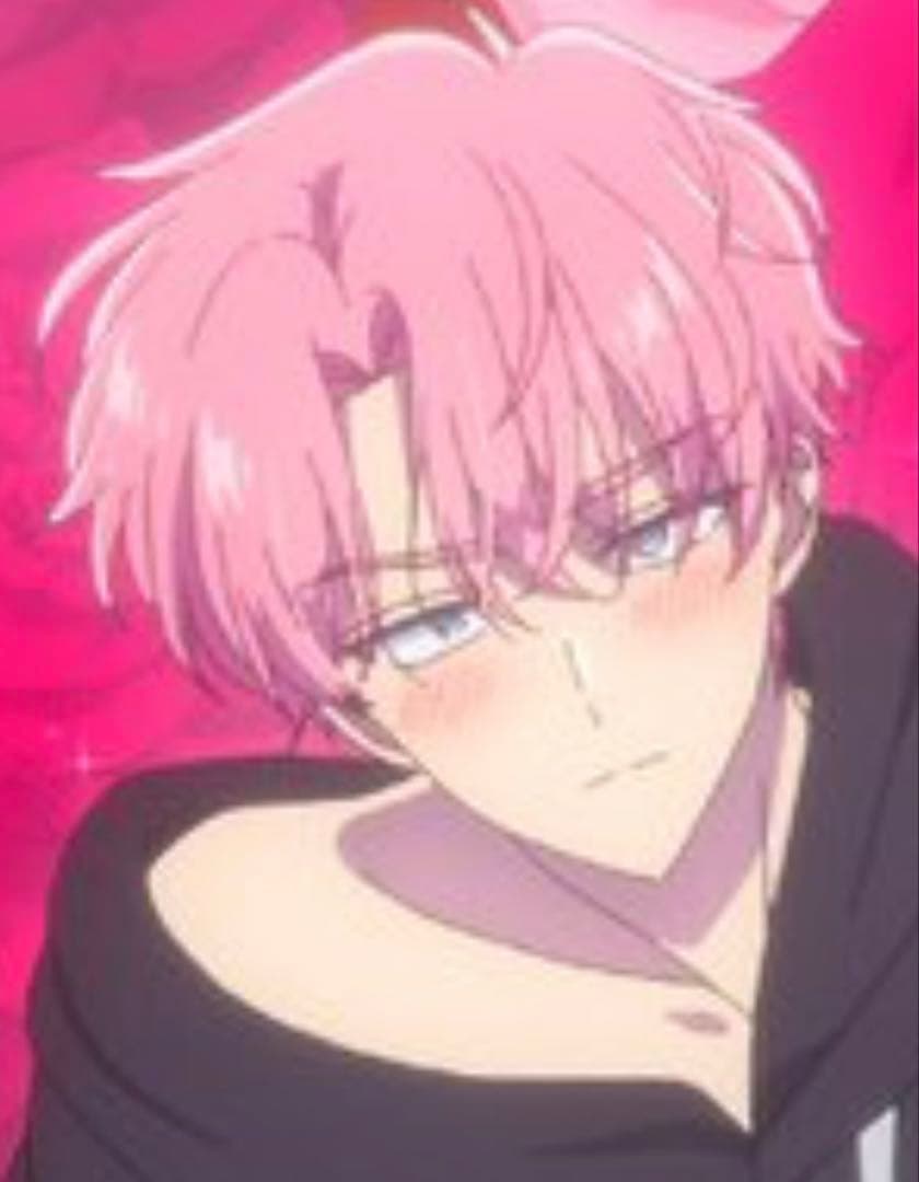 アニメキャラクター フィギュア ピンク髪