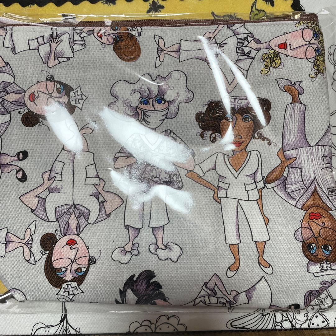 【新品未使用品】ロラライハリス レア ブルーレディバッグ、ナースポーチ