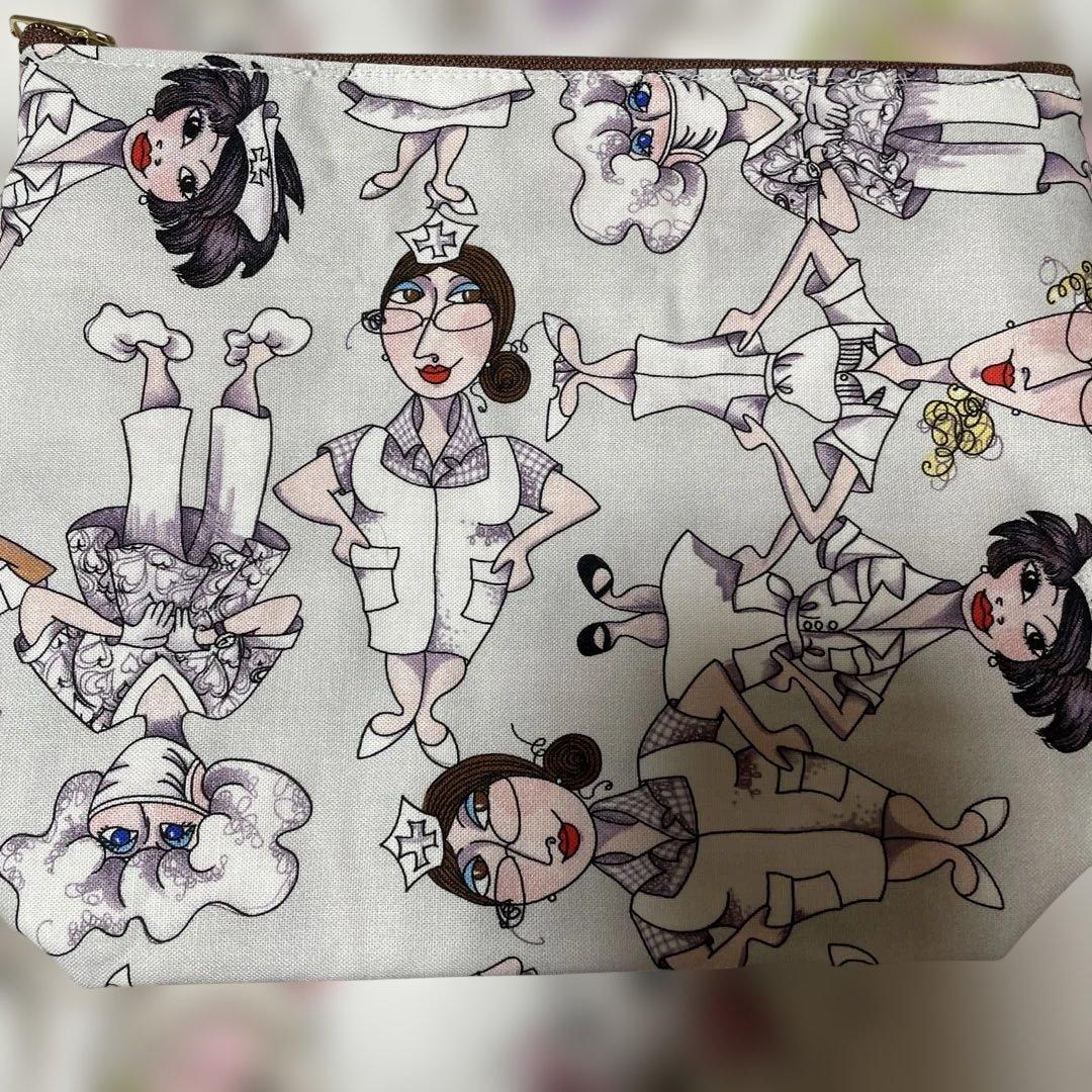 【新品未使用品】ロラライハリス レア ブルーレディバッグ、ナースポーチ