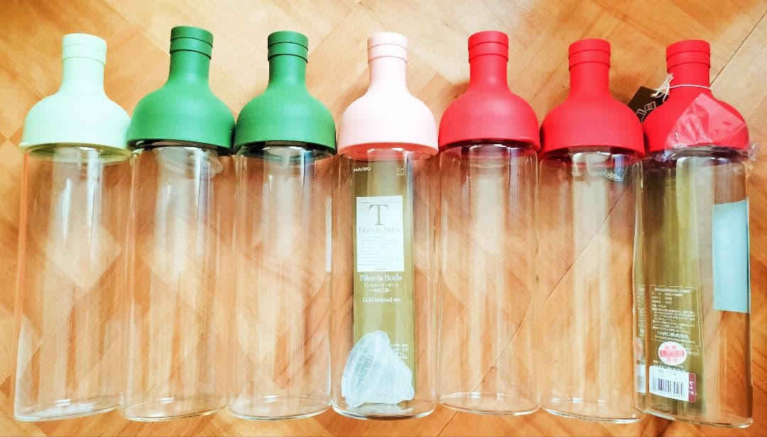 ハリオ＆Bormioli Roccoボトル瓶セット