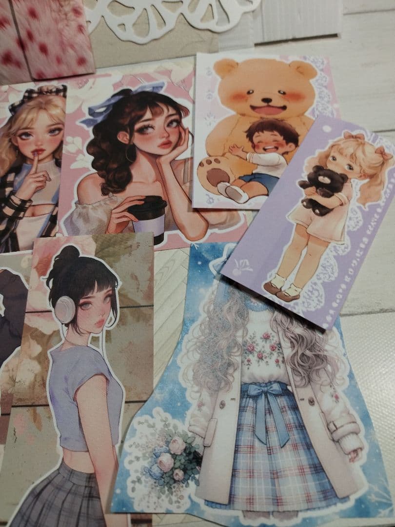 おすそ分けファイル女の子　男の子　No.7 平袋　マステケース