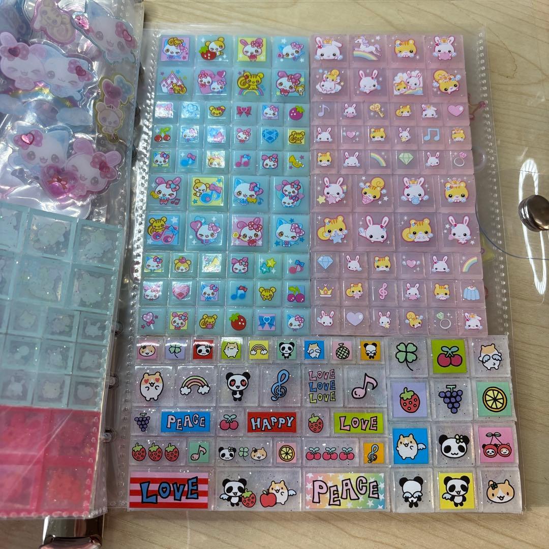 A5 平成系シール帳完成品 10ページ