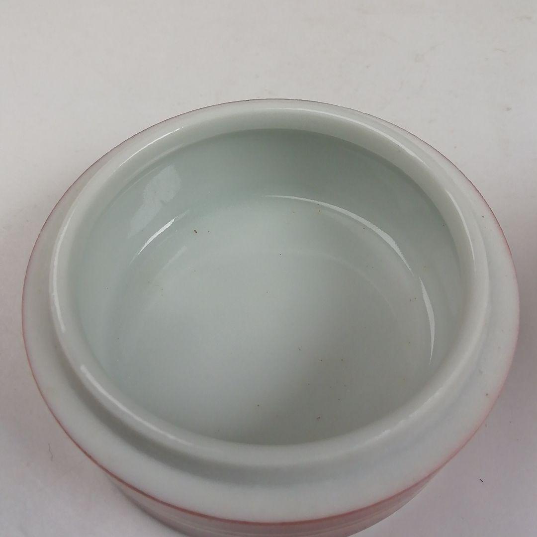 Ｔ８０６　香合　『金襴手　釣鐘』『高野昭阿弥 造』　共箱　茶道具