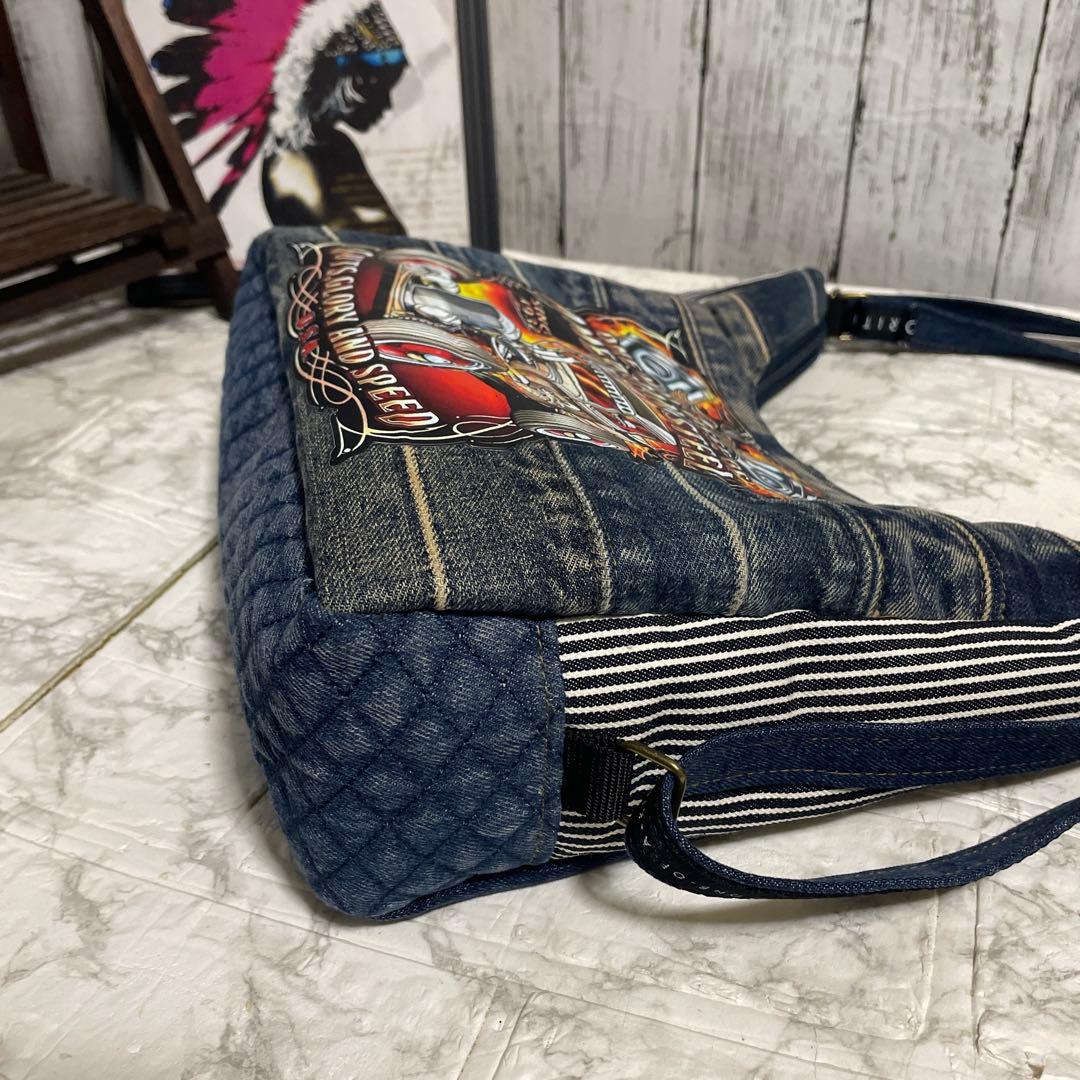 No.533 デニムリメイクバッグ　3wayバッグ