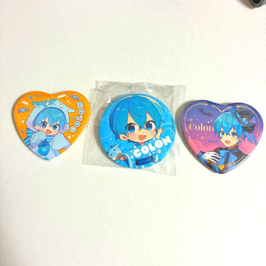 すとぷり ころんくん マフラー、缶バッジセット