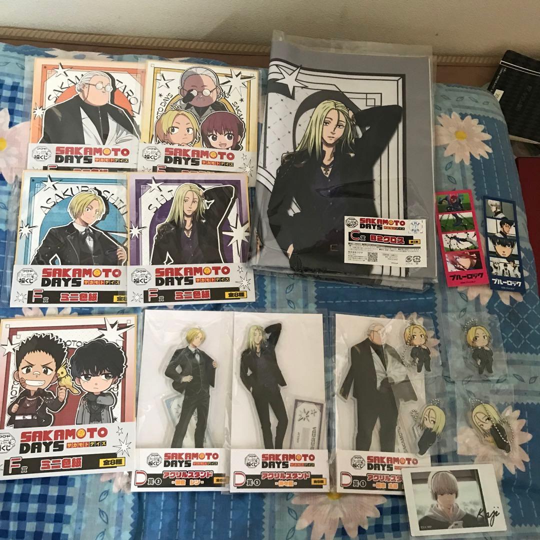 お楽しみセット（サカモトデイズ1番くじ，百万円貯金箱、スクイーズ，阪神ルフィ）