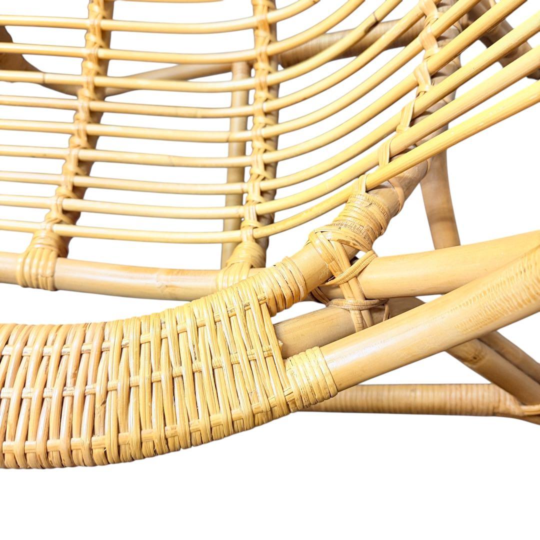 unico WEAVA ラウンジチェア ラタンチェア ハイバックチェア