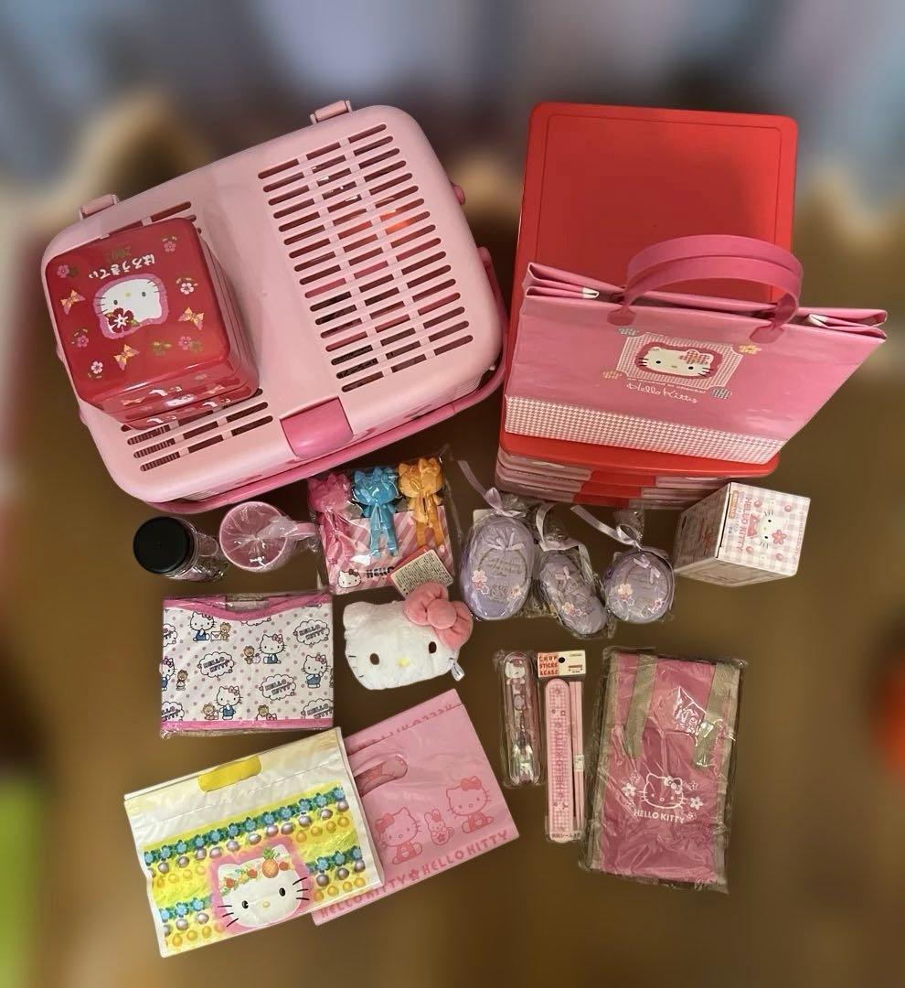 サンリオ⭐︎ハローキティ⭐︎お部屋お片付け＆お出かけルンルン❣️アイテムグッズ18点S