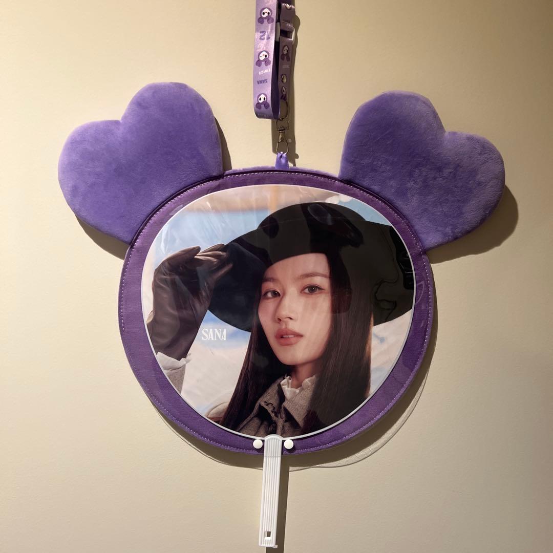 Twice Sana うちわケース（ストラップ付き）　うちわセット