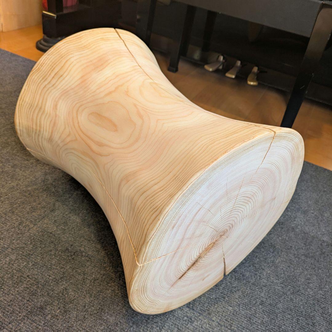 outdoorman　檜②　丸太　椅子　スツール　テーブル　高さ約40㎝