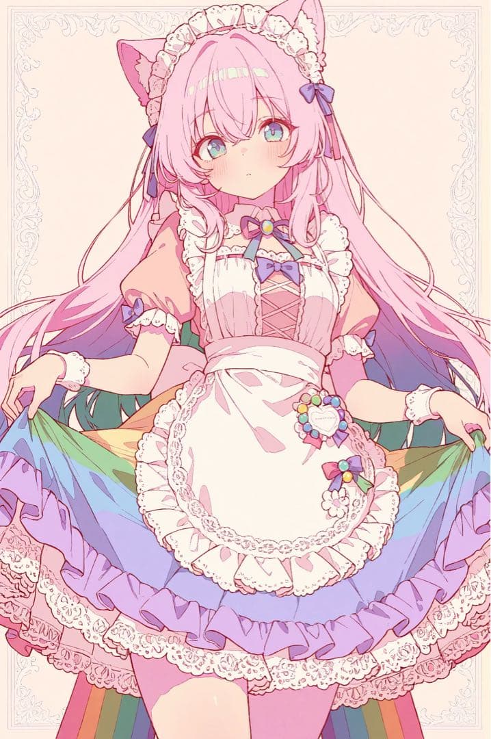 かわいいイラスト　ポスター　かわいい　A4サイズ　イラストポスター　セット