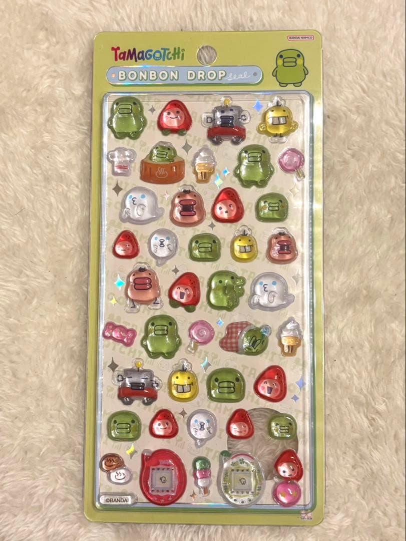 たまごっち　ボンボンドロップシール　みみっち　めめっち　くちぱっち　まめっち