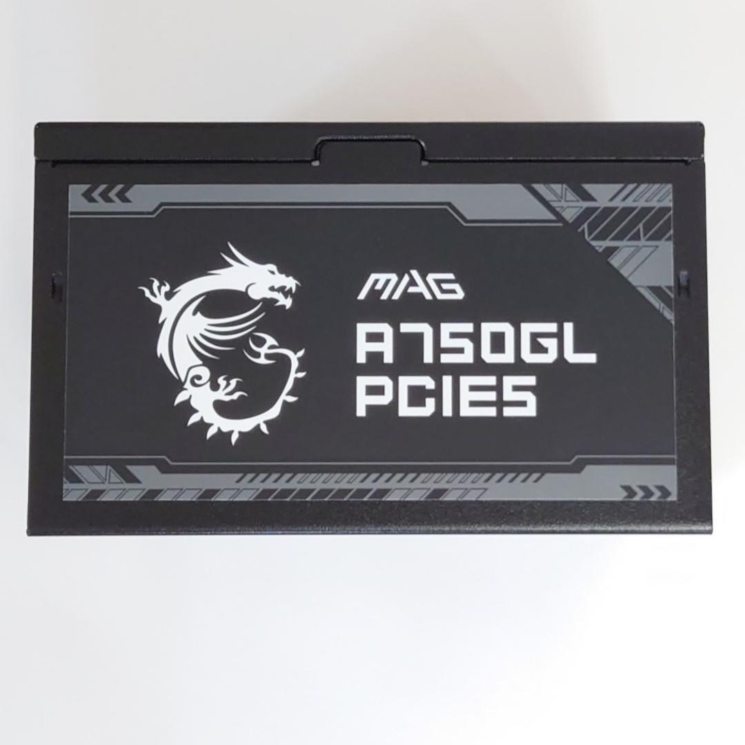MSI MAG A750GL PCIE5 750W 電源ユニット (USED)