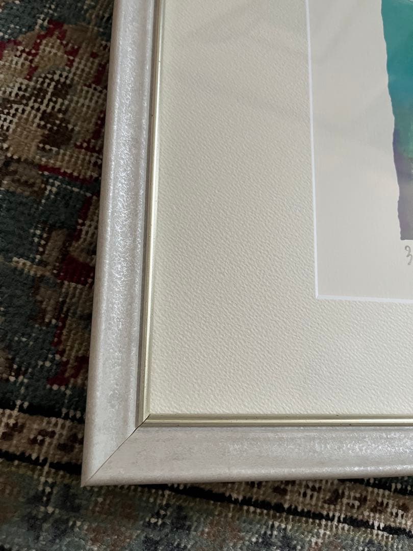 新品額入り　限定65枚　大きめ　ジニー・キム　版画　直筆サイン　NO. 証明書有